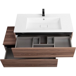 Cezares Тумба Slider 100 дымчатый орех – фотография-11