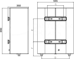 Royal Thermo Накопительный водонагреватель Centurio DL Inverter RWH 80 – фотография-4