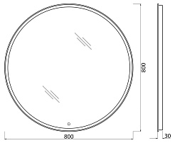 BelBagno Мебель для ванной Acqua 80 напольная Bianco Lucido  – фотография-13