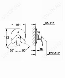 Grohe Смеситель "Eurodisc Cosmopolitan 19548002" – фотография-2