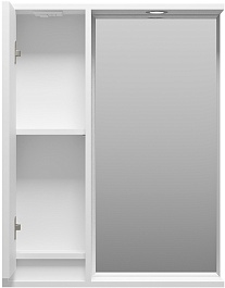 Brevita Зеркальный шкаф Balaton 65 L белый – фотография-4