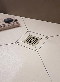 BERGES Wasserhaus Душевой трап Zentrum Uno 100 090471 хром матовый – фотография-3