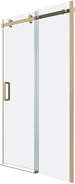 Grossman Душевая дверь в нишу Classic 100x195 профиль золото сатин стекло прозрачное – фотография-2