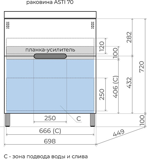 Style Line Тумба с кварцевой раковиной серый шелк Матис 70 олива – фотография-4
