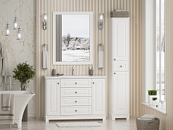 Misty Мебель для ванной Ларго 120 белая – фотография-2