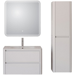 Cezares Тумба с раковиной Relax 80 подвесная bianco lucido – фотография-7