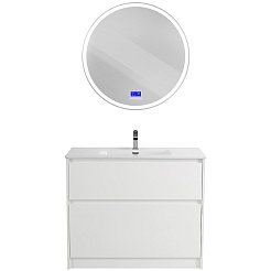 BelBagno Тумба с раковиной Kraft 100 напольная Bianco Opaco – фотография-9