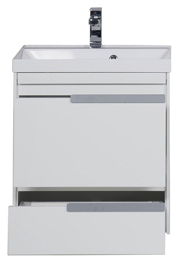 Aquanet Тумба с раковиной "Тиволи 60" белая – фотография-4