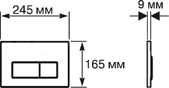 Aquatek Унитаз подвесной Мия AQ2004-00 в комплекте с инсталляцией Standard INS-0000012 с клавишей смыва KDI-0000022 белый глянец/никель и крепления KKI-0000002 – фотография-5