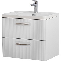 BelBagno Тумба с раковиной Due 50 подвесная Белый металлик