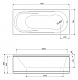 Cezares Акриловая ванна MODENA-170-75 – картинка-6
