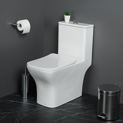 BelBagno Унитаз моноблок Neon BB8617CPR-MN/SC – фотография-6