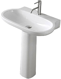 BelBagno Раковина c пьедесталом "BINGO BB548BL" – фотография-1