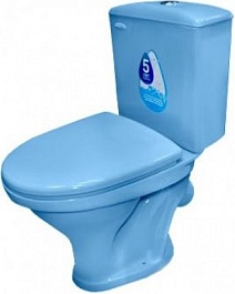 Santeri Унитаз-компакт "Вест" 412339 голубой – фотография-1
