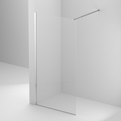BelBagno Душевая перегородка Kraft KRAFT-L-1-70-C-Cr 70x195 профиль хром стекло прозрачное – фотография-2