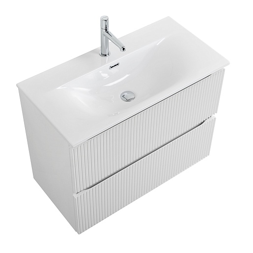 BelBagno Тумба под раковину Uno mini 80 подвесная Bianco Opaco – картинка-5
