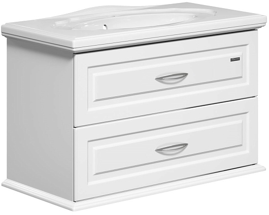  Тумба с раковиной Mero 100 белая – фото-1