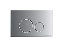 Ceramicanova Система инсталляции для унитазов Envision CN1001M с кнопкой смыва Round хром матовый – фотография-2