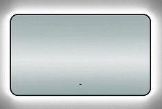 Teymi Зеркало Solli Black Soft Line 120/70 LED сенсор на взмах T20230S