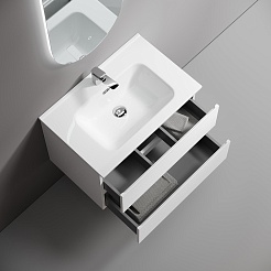 Sancos Тумба с раковиной Folk 70 bianco раковина Element 71 CN7007 – фотография-4