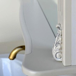 Атолл Мебель для ванной Александрия 85 K айвори – фотография-7