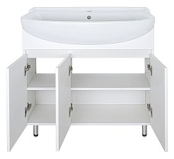 Misty Тумба с раковиной Амур 80 прямая – фотография-5