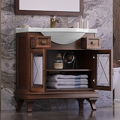 Opadiris Мебель для ванной Борджи 85 светлый орех – фотография-7