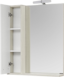 Акватон Мебель для ванной Бекка Pro 70 белая/дуб сомерсет – фотография-9