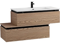 Cezares Тумба с раковиной Slider 100 с 2 ящиками дуб тангент