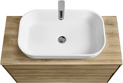 Акватон Столешница под раковину Либерти 75 дуб эльвезия – фотография-5