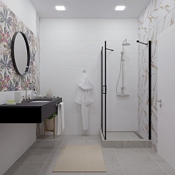 Triton Душевой уголок Йота-Блэк 90/90 Щ0000054032 – фотография-4