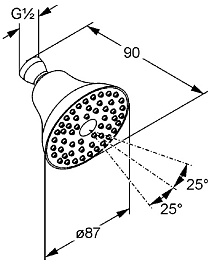 Kludi Верхний душ "Freshline 621910500" – фотография-2