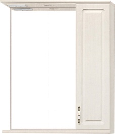 Style Line Зеркальный шкаф Олеандр-2 650/С рельеф пастель – фотография-1