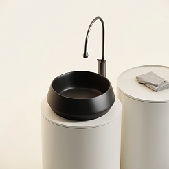 Ceramicanova Мебельная раковина Maya 40 CN12004MB чёрный матовый – фотография-8