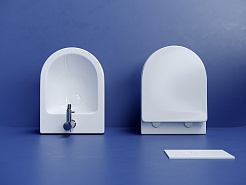 Ceramicanova Подвесной унитаз Metropol Торнадо CN4002T безободковый белый – фотография-8