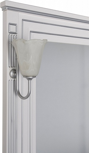 Aquanet Мебель для ванной Паола 120 белая/патина серебро (182131) – картинка-9