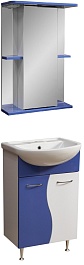 Stella Polare Зеркало-шкаф Колор-1 55/С синий – фотография-2