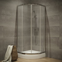 Triton Душевой уголок Альфа-хром 80/80 Щ0000049614 – фотография-2