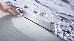 Geberit Декоративная планка 154.335.21.1 к внутристенному трапу, хром – фотография-5