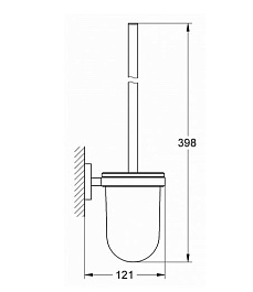 Grohe Ершик Essentials 40374000 – фотография-2