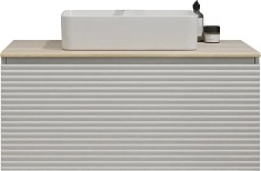 Jorno Тумба под раковину Cossety 100 белый/дуб Мавелла голд