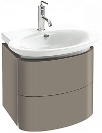 Jacob Delafon Тумба с раковиной Presquile 60 титан – фотография-1