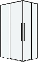 Grossman  Душевой уголок Galaxy 80x70x195 профиль графит сатин стекло прозрачное