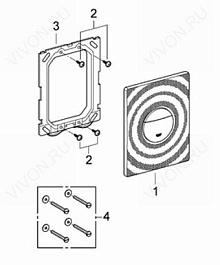 Grohe Кнопка смыва Nova Cosmopolitan 38869XG0 – фотография-2