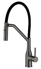 Frap Смеситель для кухни G4098-19 оружейная сталь – фотография-1