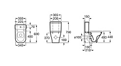 Roca Бачок унитаза Gap Clean Rim 341730000 – фотография-3
