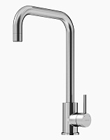 Sancos Смеситель для кухни Stainless с поворотным Г изливом нержавеющая сталь SC12002SS