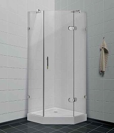 Timo  Душевой уголок BY-839 (80 см) прозрачный – фотография-3