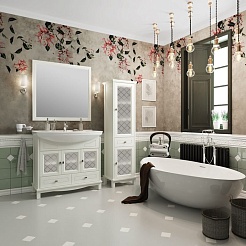 Opadiris Мебель для ванной Омега 85 слоновая кость – фотография-2