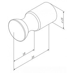 Am.Pm Крючок Sensation A3035500 – фотография-2